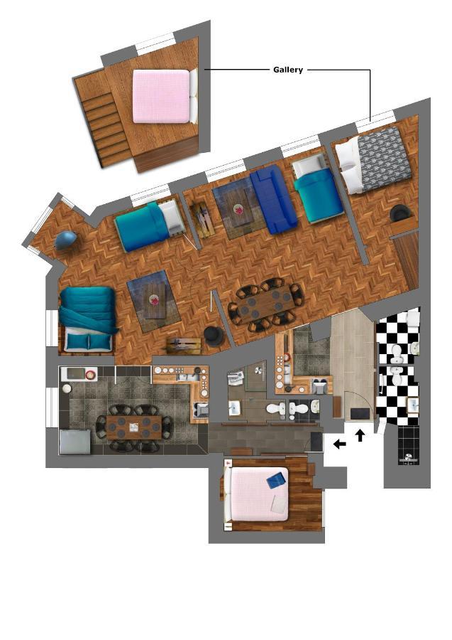 Walnuttree Loft Style Prestige Apartment Budapest Kültér fotó